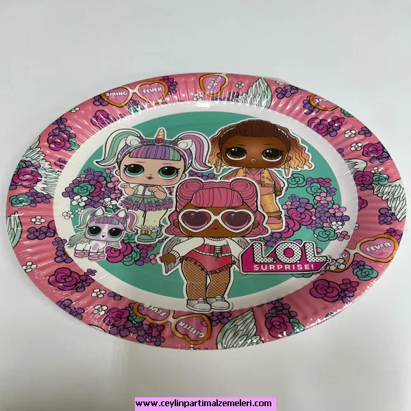 Lol Temalı Karton Tabak